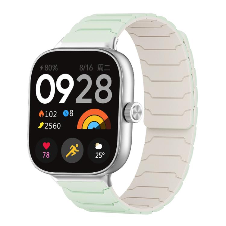 xDfind Magnetic Silicone Watch Band, For Xiaomi Smart Band 9 Pro/8 Pro/Redmi Watch 5/4