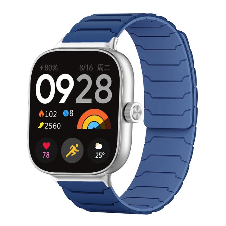 xDfind Magnetic Silicone Watch Band, For Xiaomi Smart Band 9 Pro/8 Pro/Redmi Watch 5/4