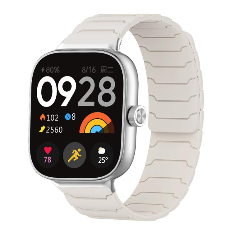 xDfind Magnetic Silicone Watch Band, For Xiaomi Smart Band 9 Pro/8 Pro/Redmi Watch 5/4
