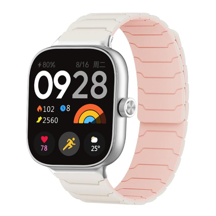 xDfind Magnetic Silicone Watch Band, For Xiaomi Smart Band 9 Pro/8 Pro/Redmi Watch 5/4