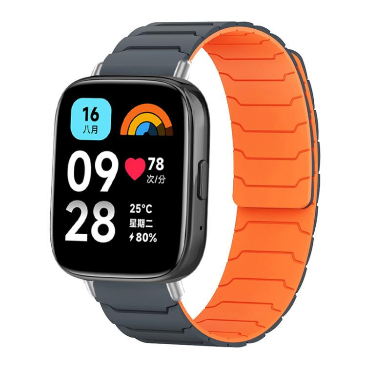 xDfind Magnetic Silicone Watch Band, For Redmi Watch 3 Active / Watch 3 Lite