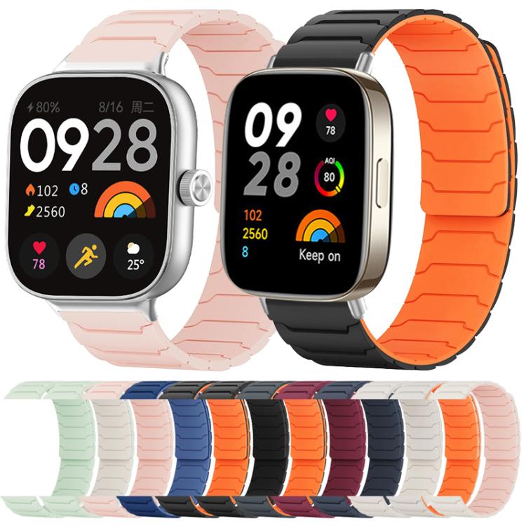 xDfind Magnetic Silicone Watch Band, For Redmi Watch 3 Active / Watch 3 Lite
