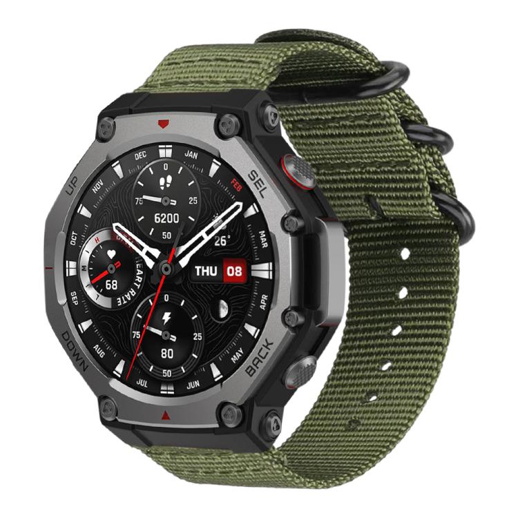 xDfind Ring Buckle Nylon Canvas Watch Band
