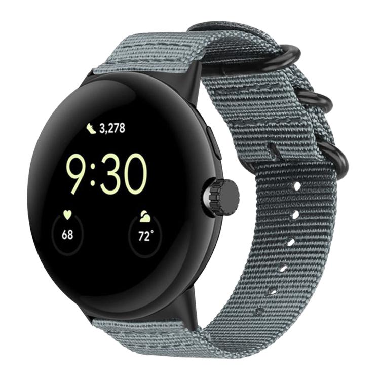 xDfind Ring Buckle Nylon Canvas Watch Band
