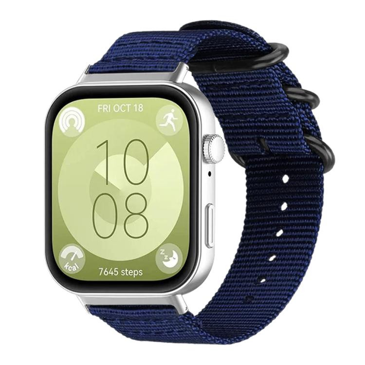 xDfind Ring Buckle Nylon Canvas Watch Band, For Huawei Watch Fit4 / Fit4 Pro / Fit3