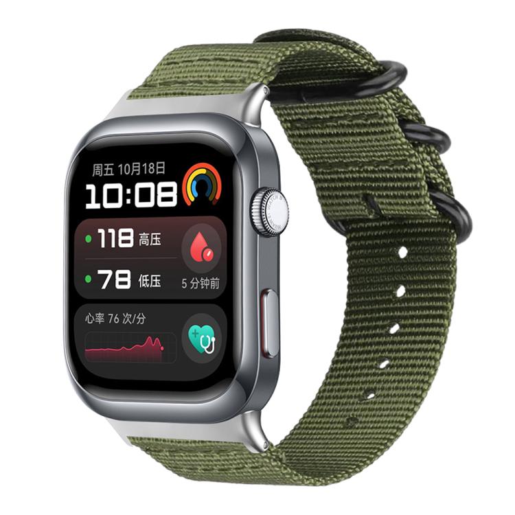 xDfind Ring Buckle Nylon Canvas Watch Band