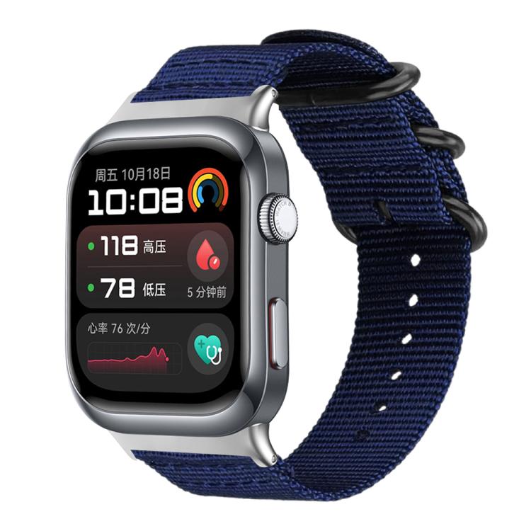 xDfind Ring Buckle Nylon Canvas Watch Band