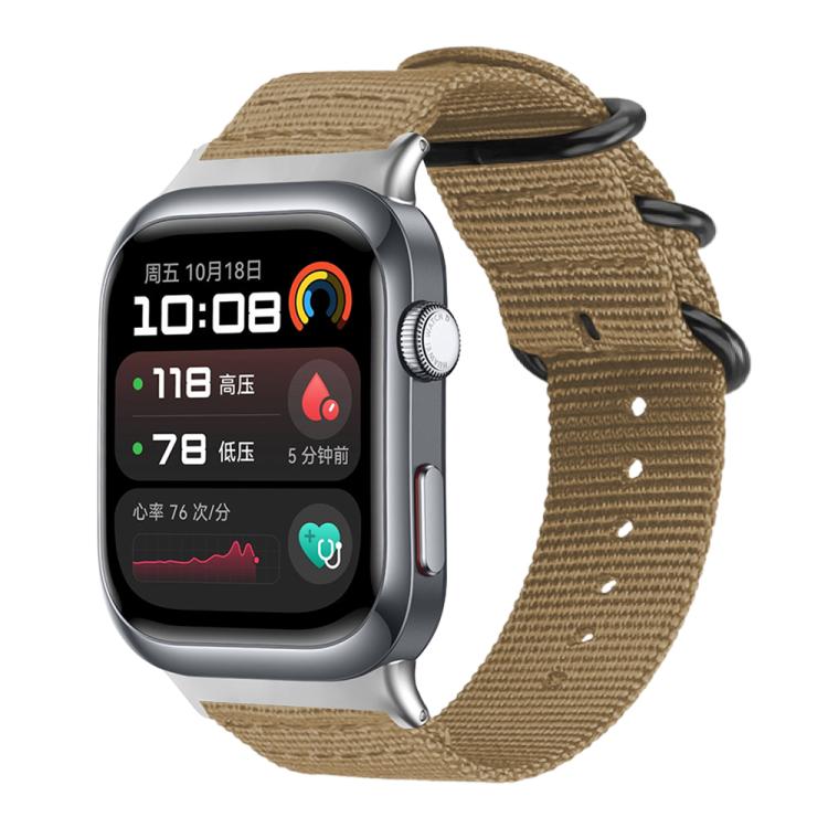 xDfind Ring Buckle Nylon Canvas Watch Band