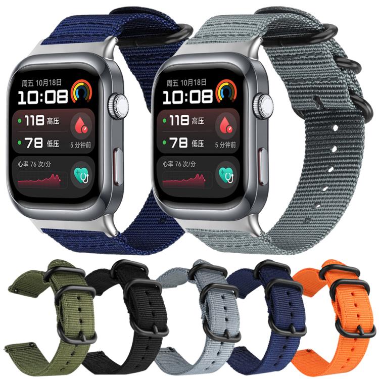 xDfind Ring Buckle Nylon Canvas Watch Band