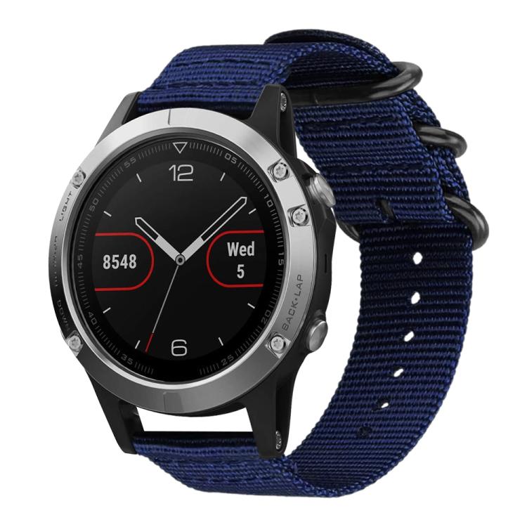 xDfind Ring Buckle Nylon Canvas Watch Band