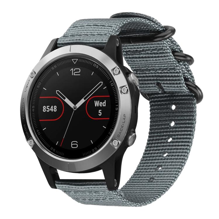 xDfind Ring Buckle Nylon Canvas Watch Band