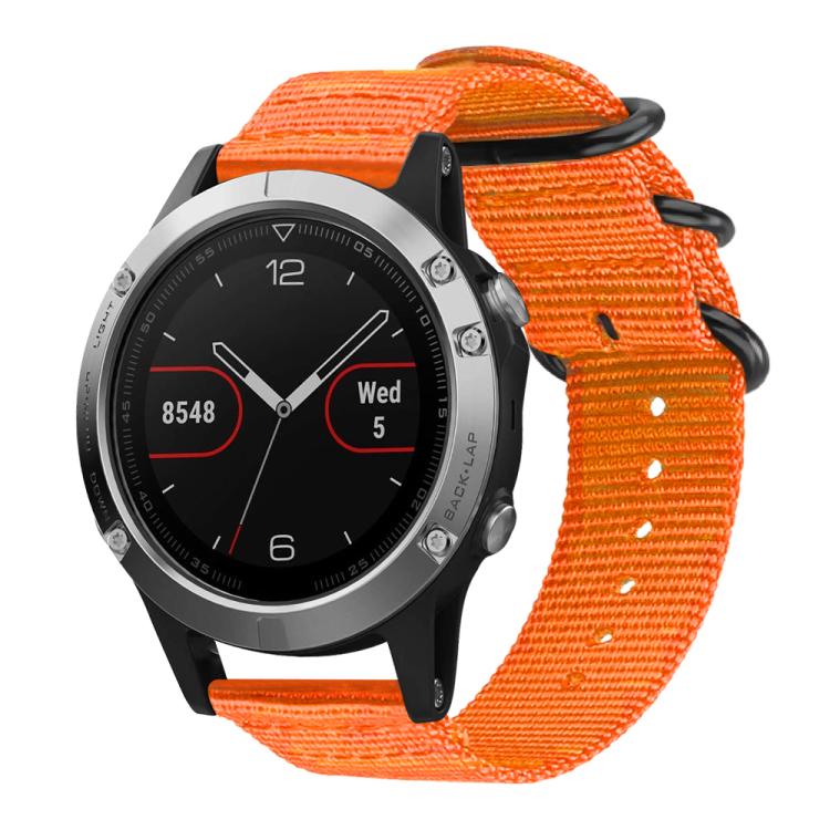 xDfind Ring Buckle Nylon Canvas Watch Band
