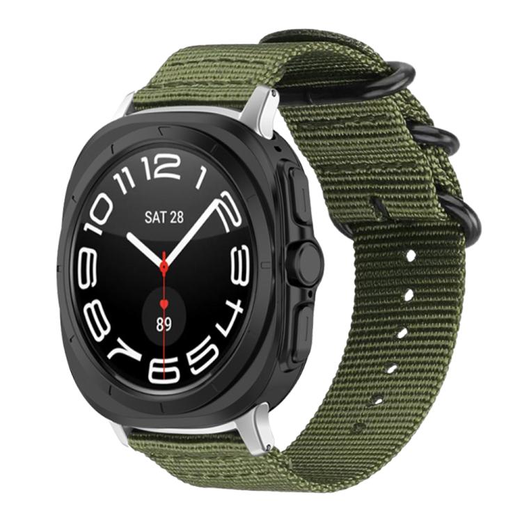 xDfind Ring Buckle Nylon Canvas Watch Band, For Samsung Galaxy Watch Ultra / Ultra 2025