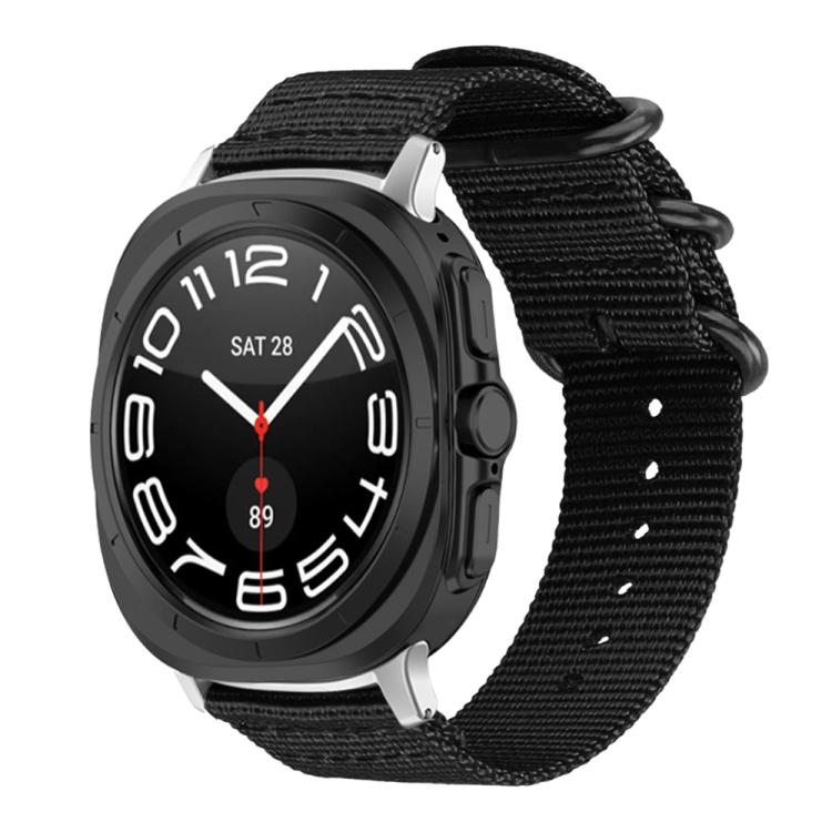 xDfind Ring Buckle Nylon Canvas Watch Band