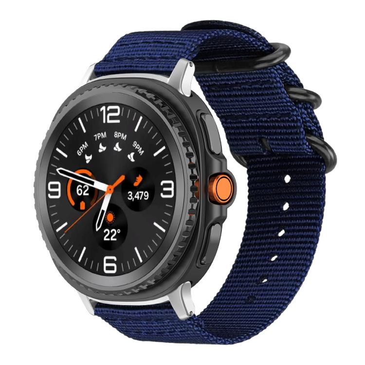xDfind Ring Buckle Nylon Canvas Watch Band