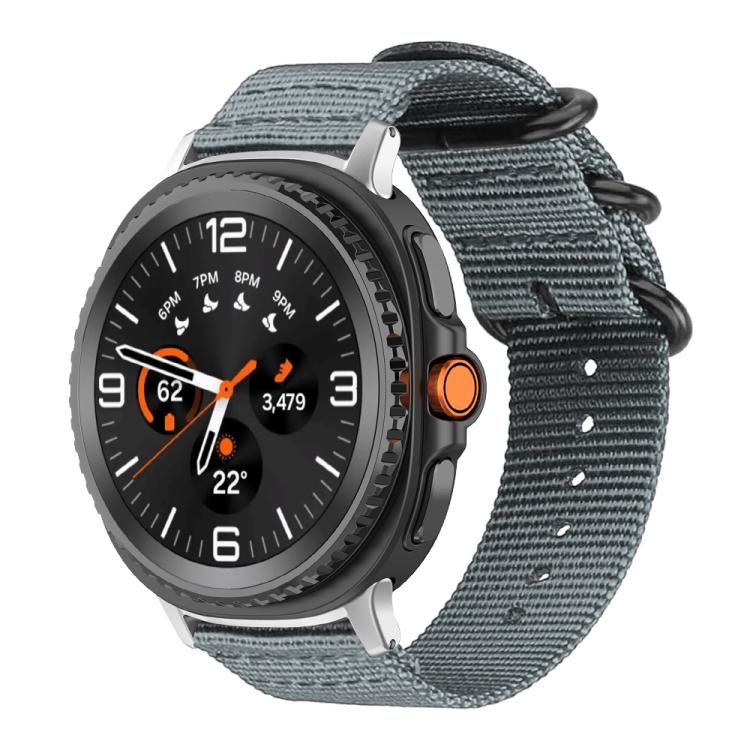 xDfind Ring Buckle Nylon Canvas Watch Band