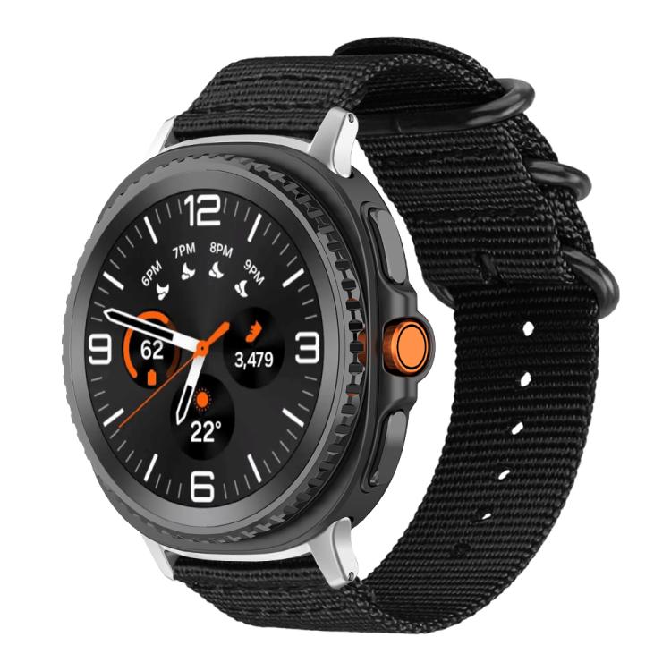 xDfind Ring Buckle Nylon Canvas Watch Band