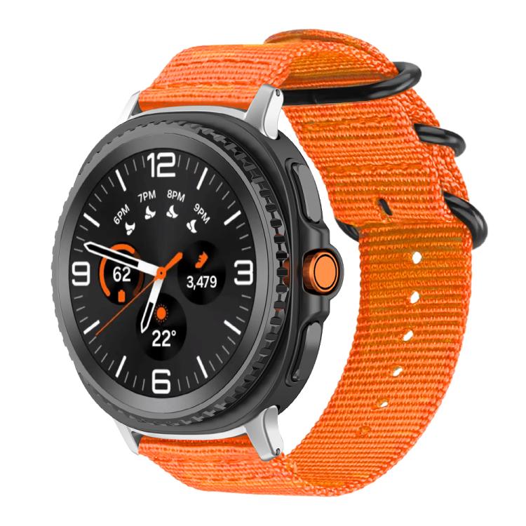 xDfind Ring Buckle Nylon Canvas Watch Band