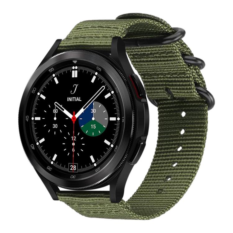 xDfind Ring Buckle Nylon Canvas Watch Band, For Samsung Galaxy Watch 7 / 6 / 5 / FE