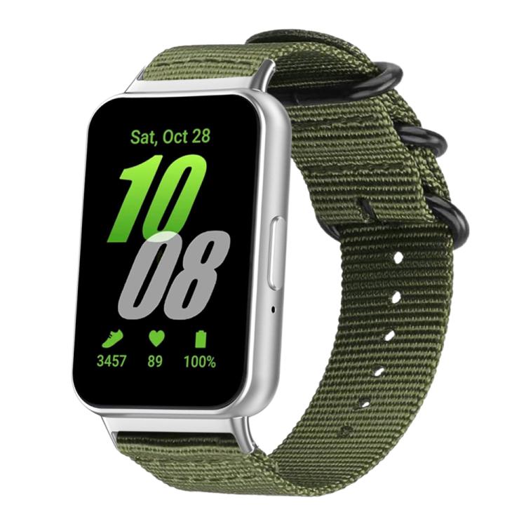 xDfind Ring Buckle Nylon Canvas Watch Band, For Samsung Galaxy Fit3 SM-R390