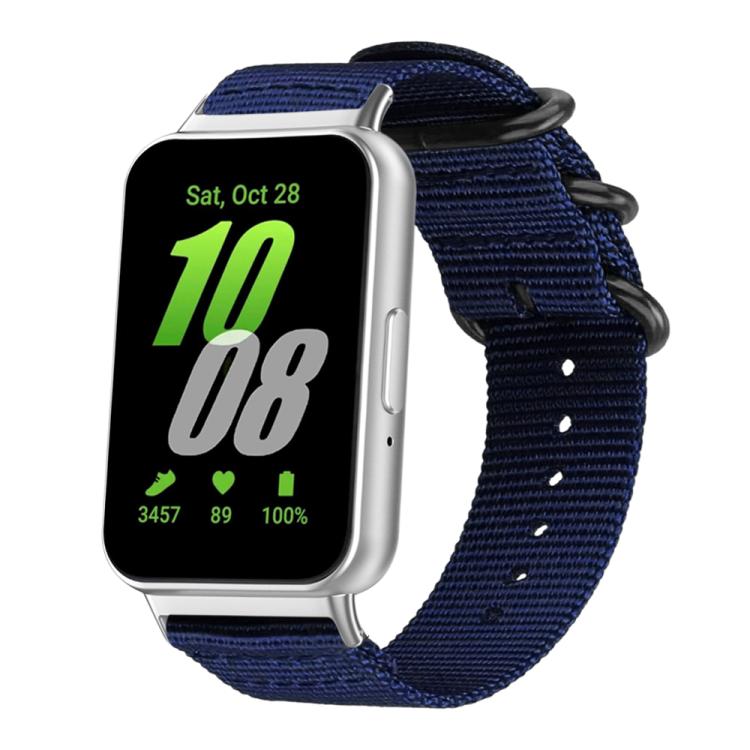 xDfind Ring Buckle Nylon Canvas Watch Band
