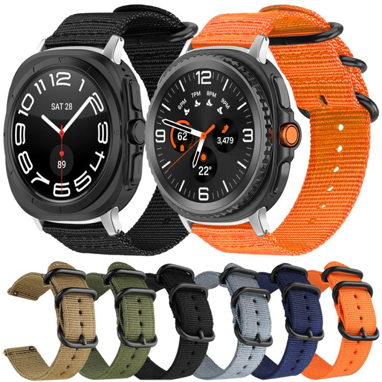 xDfind Ring Buckle Nylon Canvas Watch Band