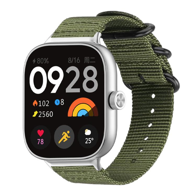 xDfind Ring Buckle Nylon Canvas Watch Band