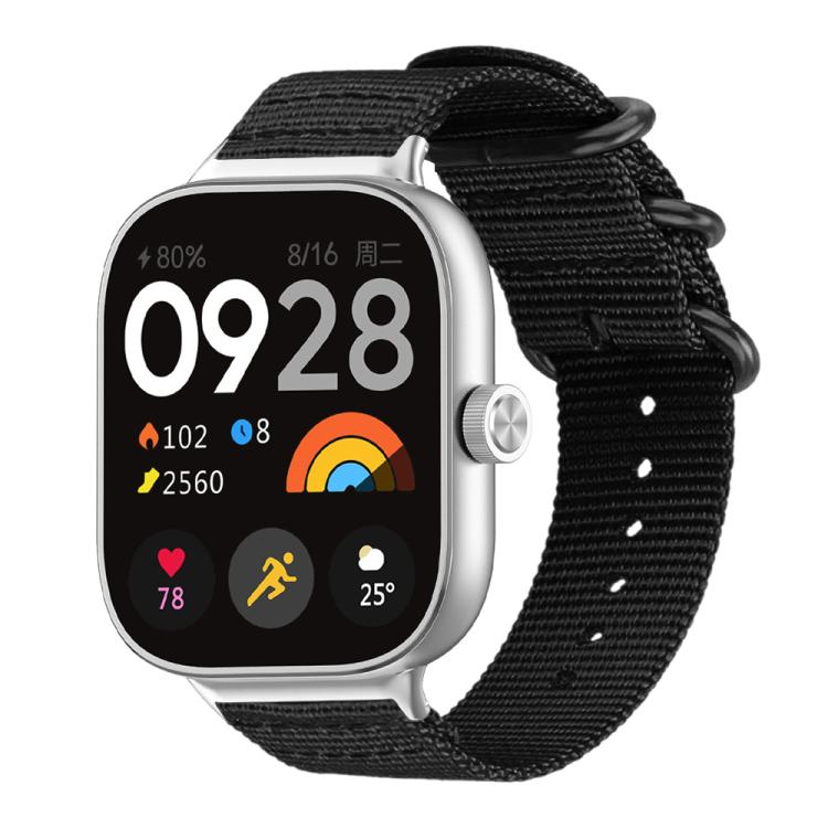 xDfind Ring Buckle Nylon Canvas Watch Band