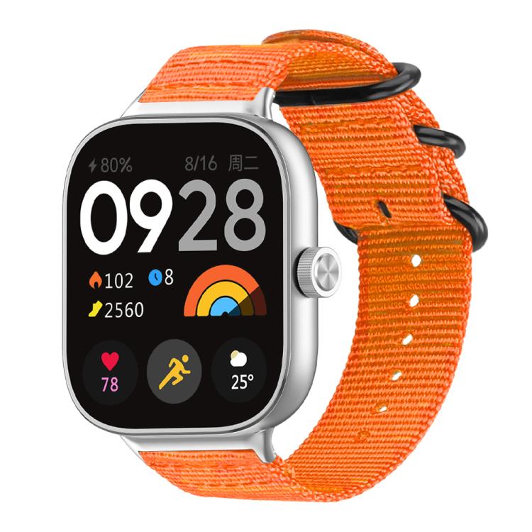 xDfind Ring Buckle Nylon Canvas Watch Band