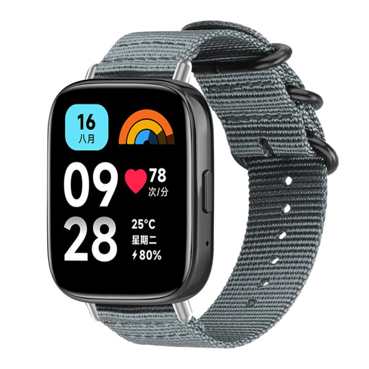 xDfind Ring Buckle Nylon Canvas Watch Band