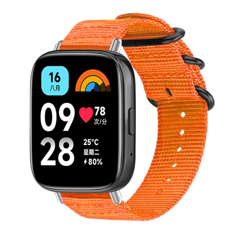 xDfind Ring Buckle Nylon Canvas Watch Band