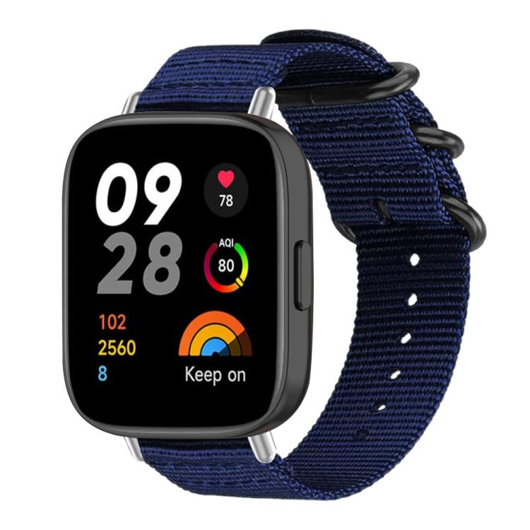 xDfind Ring Buckle Nylon Canvas Watch Band