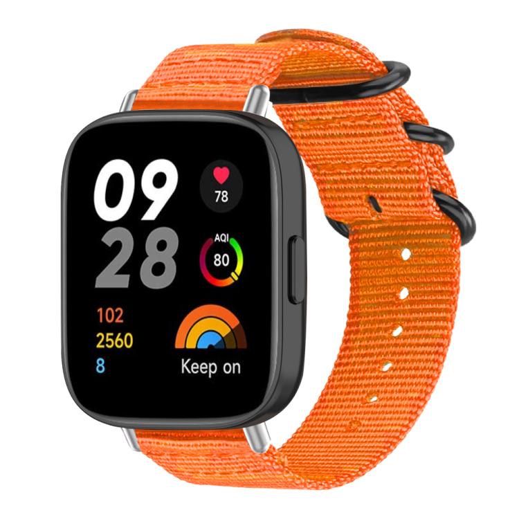 xDfind Ring Buckle Nylon Canvas Watch Band