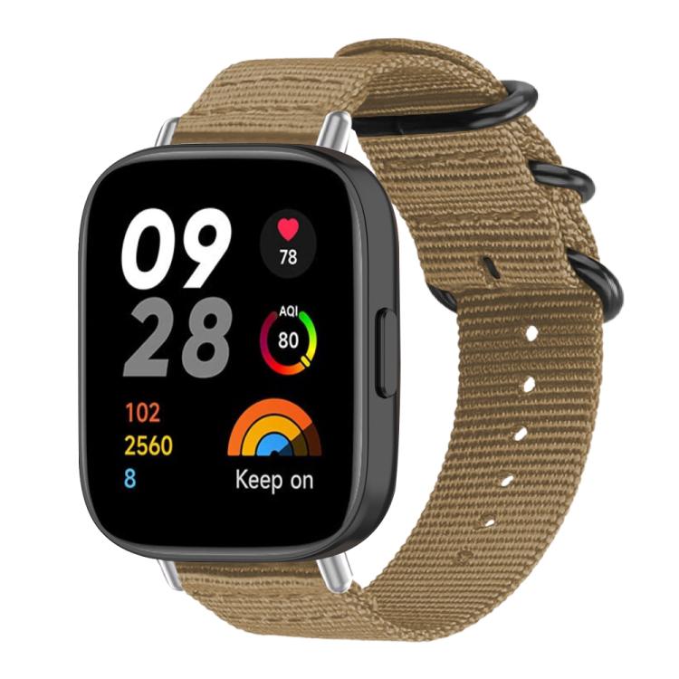 xDfind Ring Buckle Nylon Canvas Watch Band
