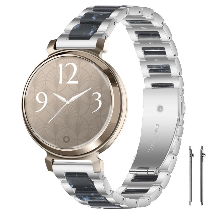 xDfind Three Beads Metal Resin Watch Band, 14mm