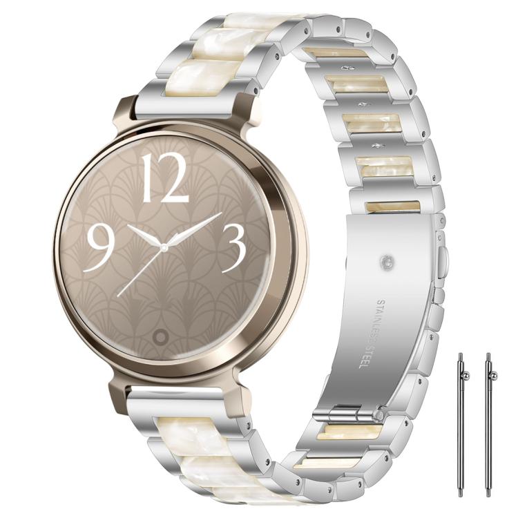 xDfind Three Beads Metal Resin Watch Band, 14mm