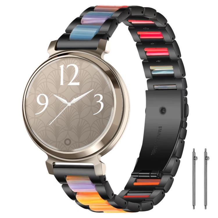 xDfind Three Beads Metal Resin Watch Band, 14mm