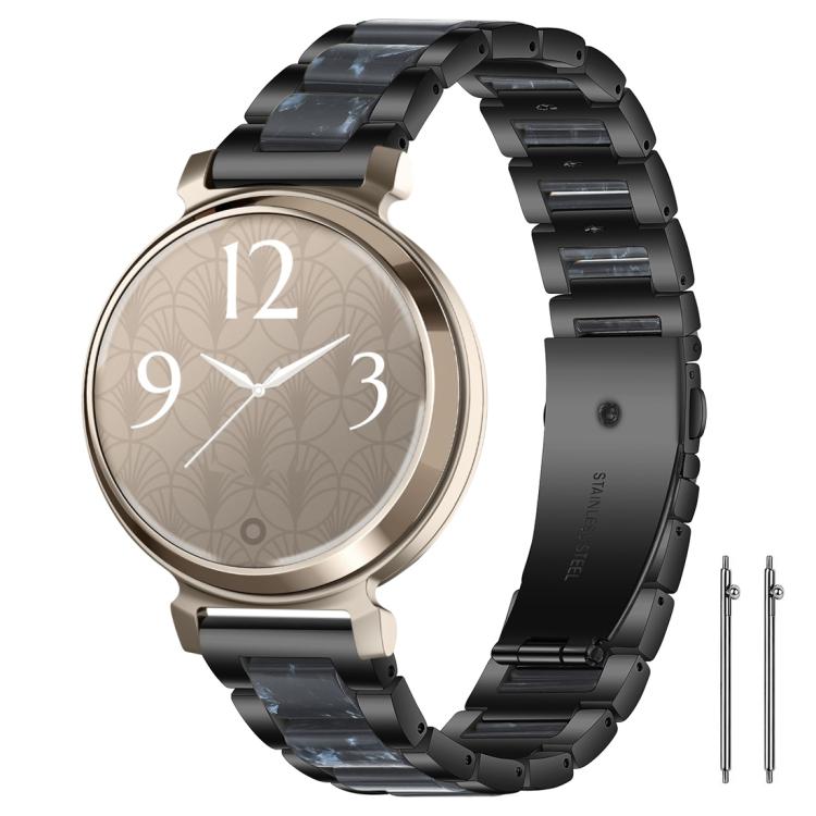 xDfind Three Beads Metal Resin Watch Band, 14mm