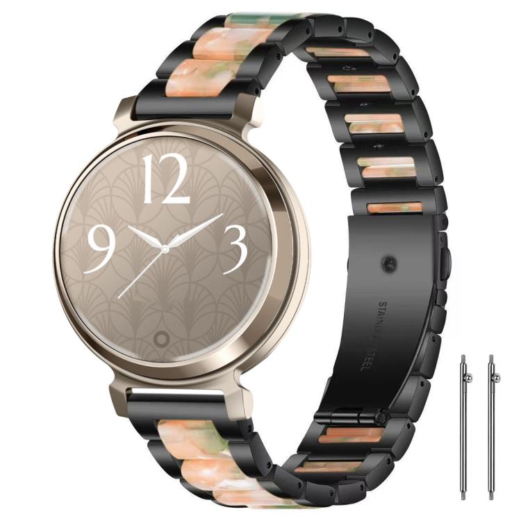 xDfind Three Beads Metal Resin Watch Band, 14mm