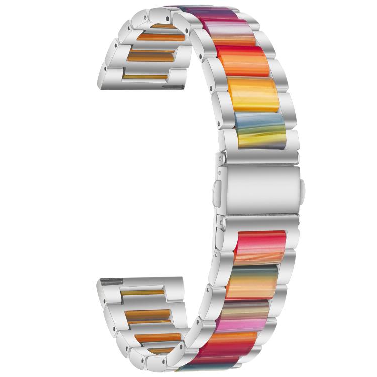 xDfind Three Beads Metal Resin Watch Band, 18mm