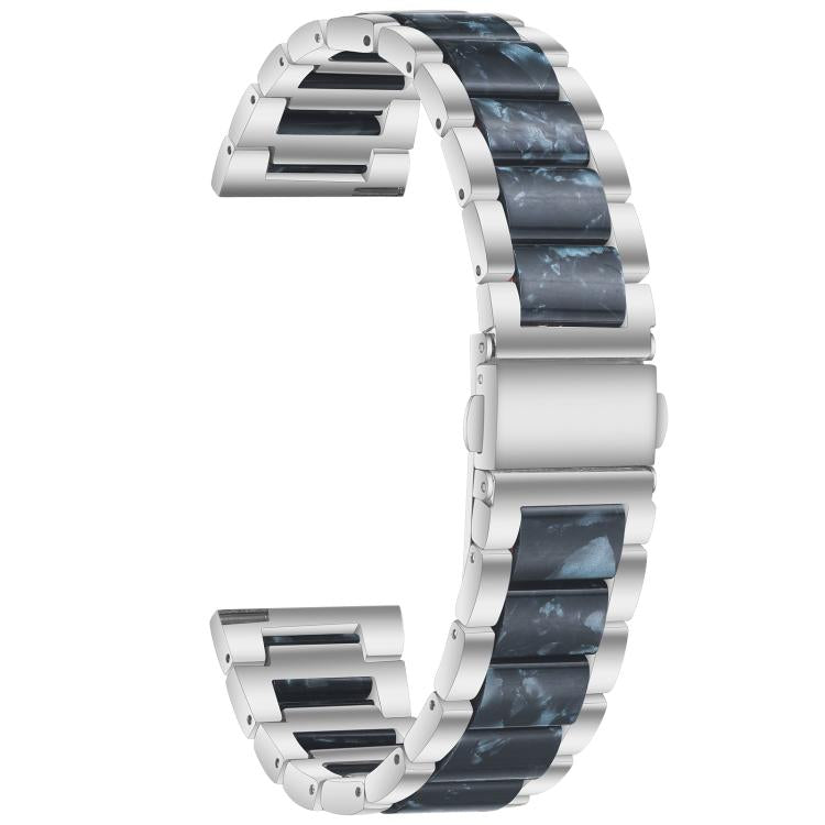 xDfind Three Beads Metal Resin Watch Band, 18mm
