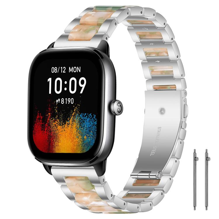 xDfind Three Beads Metal Resin Watch Band, 20mm