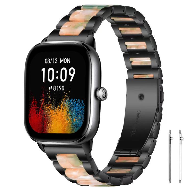 xDfind Three Beads Metal Resin Watch Band, 20mm