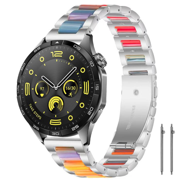 xDfind Three Beads Metal Resin Watch Band, 22mm