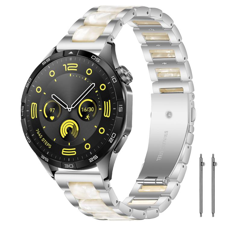 xDfind Three Beads Metal Resin Watch Band, 22mm