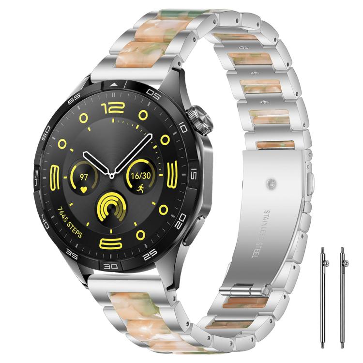 xDfind Three Beads Metal Resin Watch Band, 22mm