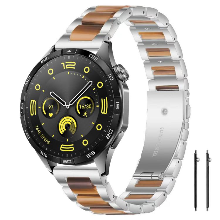 xDfind Three Beads Metal Resin Watch Band, 22mm