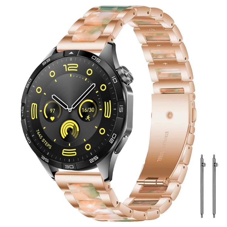 xDfind Three Beads Metal Resin Watch Band, 22mm