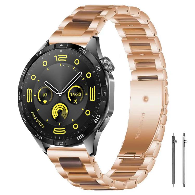 xDfind Three Beads Metal Resin Watch Band, 22mm
