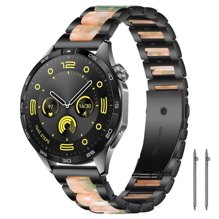 xDfind Three Beads Metal Resin Watch Band, 22mm